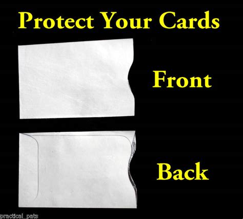 rfid envelopes for credit cards|tyvek rfid credit card sleeves.